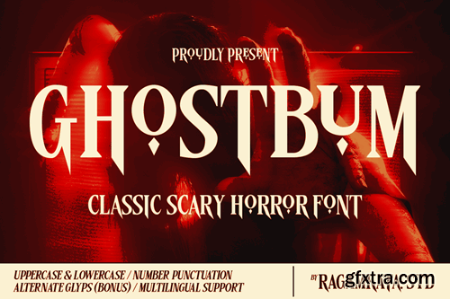 Ghostbum - Scary Horror Font U4WKDUB