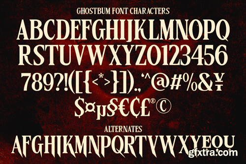 Ghostbum - Scary Horror Font U4WKDUB