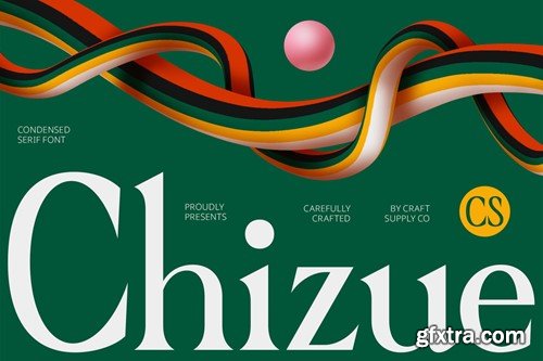 Chizue – Condensed Font SS387JQ