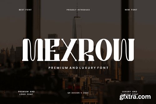 Mexrow - Premium & Luxury Font VJYJWTB