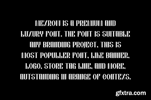 Mexrow - Premium & Luxury Font VJYJWTB