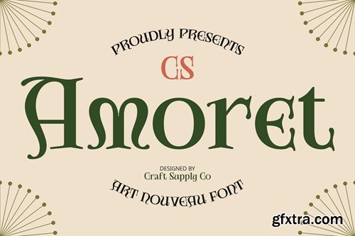 Amoret – Art Nouveau Font U2MHL52