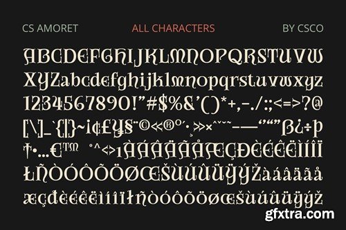 Amoret – Art Nouveau Font U2MHL52