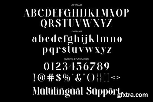 Voglue Modern Serif Typeface 42TPZMZ