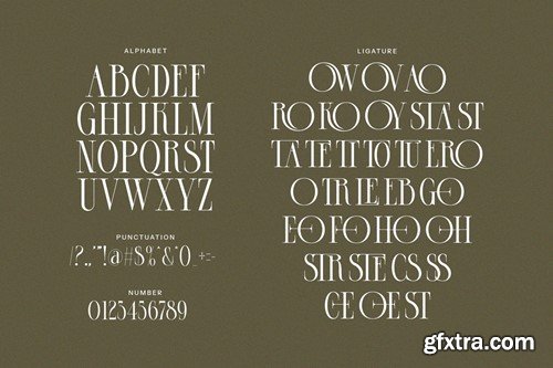 Brolin Modern Serif Typeface VJMBSHK