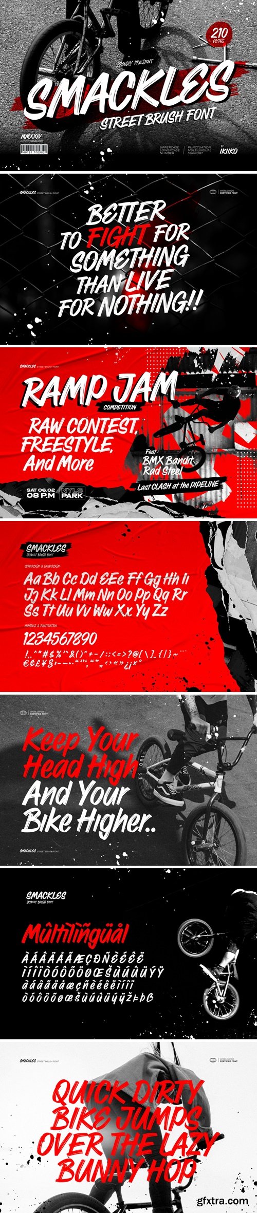 CM - Smackles - Street Brush Font 279915611