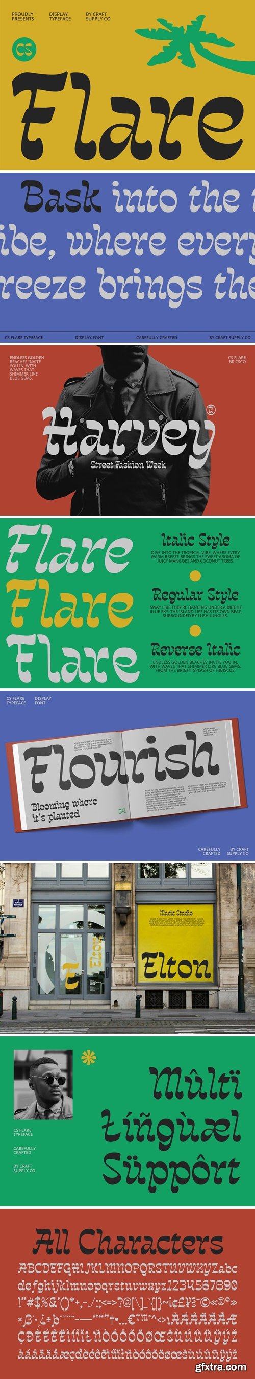 CM - CS Flare – Reverse Contrast Font 284128985