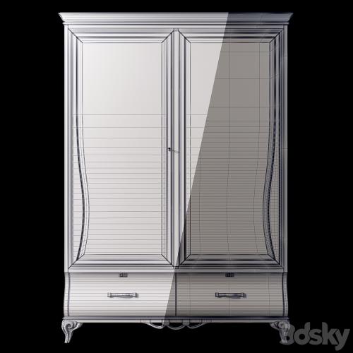 Swing cabinet with glass showcase Art Deco Carpanese