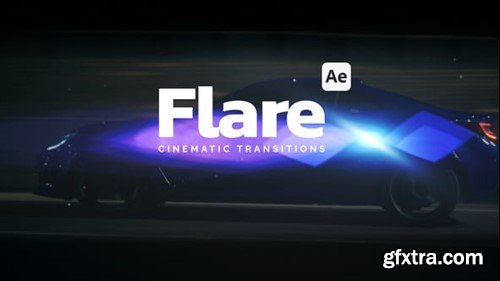 Videohive Cinematic Flare Transitions 54855289