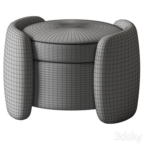 Calder Storage Ottoman - Crate and Barrel