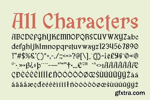 Alodia – Gothic Font J4FWWG6