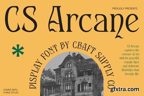 Arcane – Decorative Font T7CFNX9