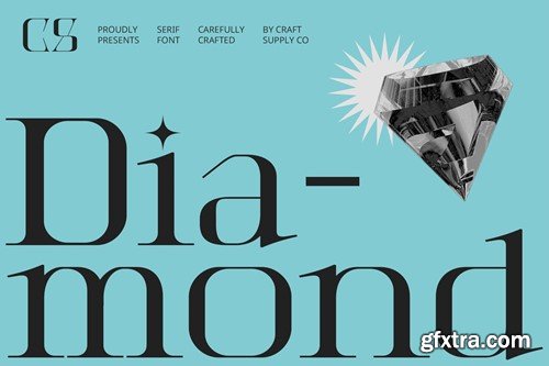 Diamond – Serif Font RMWYDGM