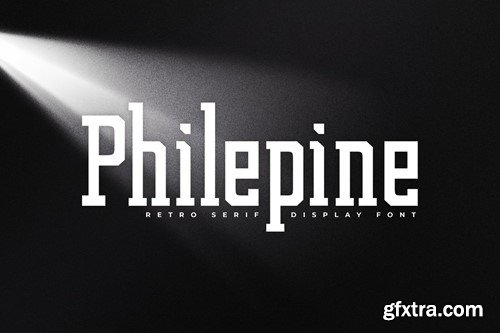 Philepine - Serif Display Font TJELUXX