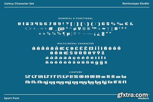 Galecy Modern Sport Font 3A2ELTJ