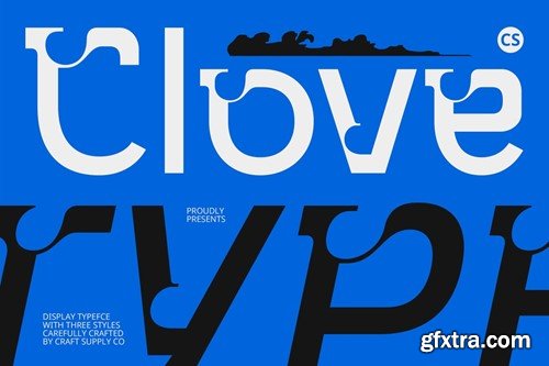 Clove – Display Font E4T3AKE