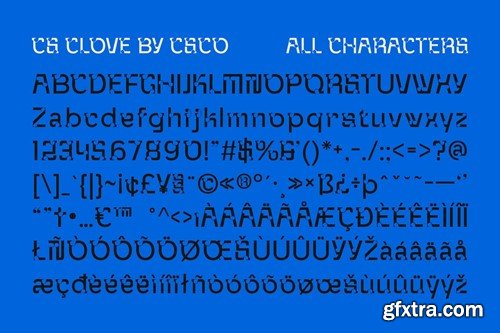 Clove – Display Font E4T3AKE