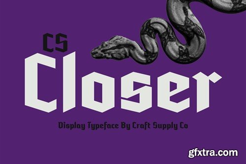 Closer – Gothic Font 5Y8Y858