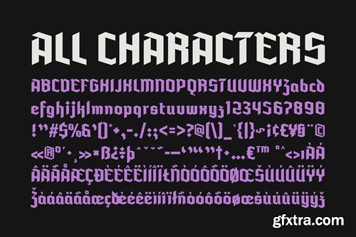 Closer – Gothic Font 5Y8Y858