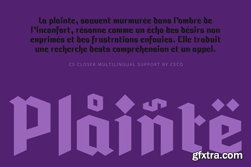 Closer – Gothic Font 5Y8Y858