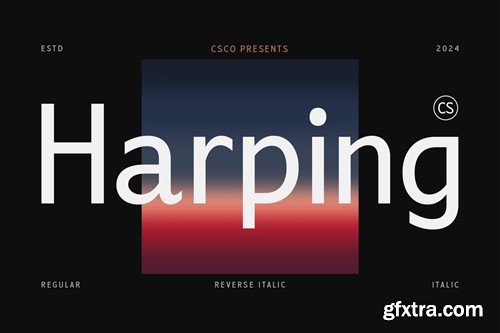 Harping – Contemporary Font YVSYCVV