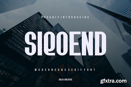 Siqoend - Modern Sans Font SYQYZBK