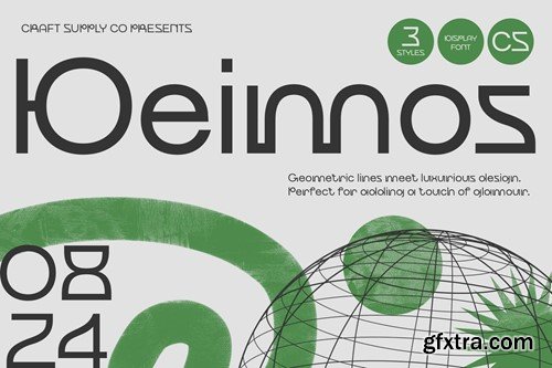 Deimos – Art Deco Font NTZJ323