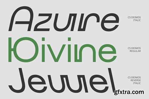 Deimos – Art Deco Font NTZJ323