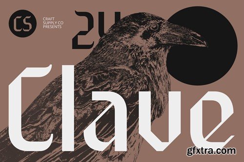 Clave – Gothic Font H2RXSCW