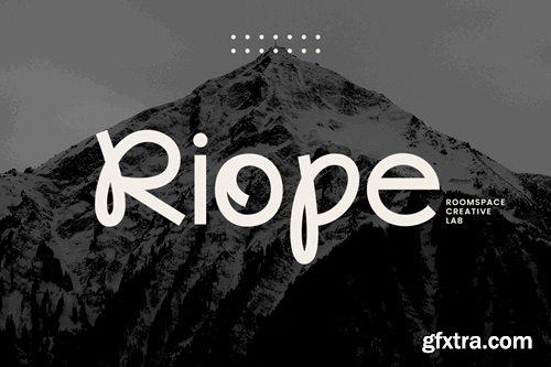 Riope - Modern Logo Sans Serif Font C5D6GLV