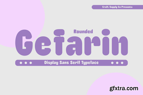 Gefarin Rounded M3YV45F