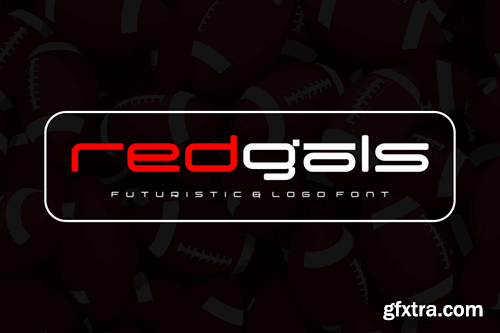 Redgols - Futuristic and Logo Font HB6KKHW