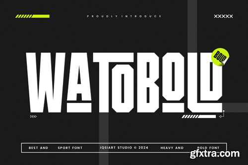 Watobold - Sport & Condensed Sans GD9TYZK