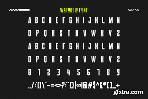 Watobold - Sport & Condensed Sans GD9TYZK