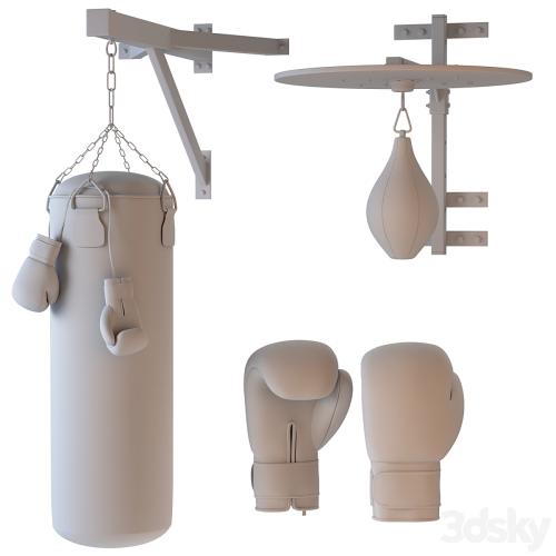 Set Punching bag and gloves from ROX_2