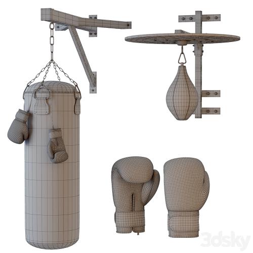 Set Punching bag and gloves from ROX_2