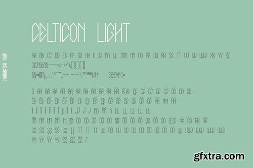 Celticon Font Family M7YKMNF