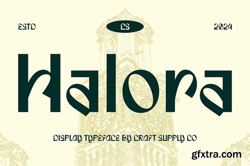 Halora – Decorative Font 6JEK7DK