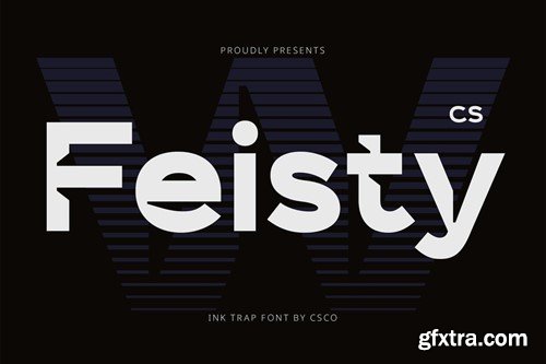 Feisty – Inktrap Font BJ3PFBX