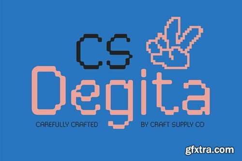 Degita – Pixel Font 6N5GSM5