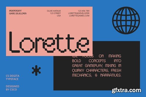 Degita – Pixel Font 6N5GSM5