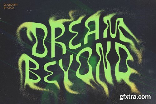 Grompy – Psychedelic Font KRGFTHE