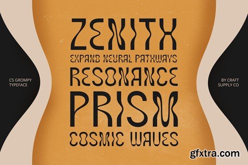 Grompy – Psychedelic Font KRGFTHE