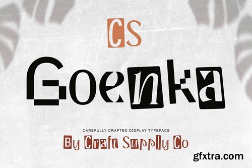 Goenka – Collage Font 6TX4FA9