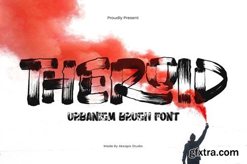 Theroid - Urbanism Brush Font 426UM5Q