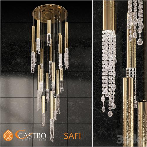 Cascade chandelier Castro lighting SAFI