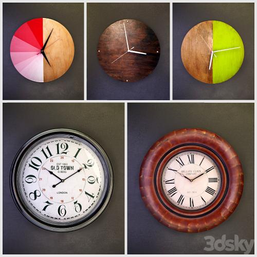 Wall clocks (collection number 5)