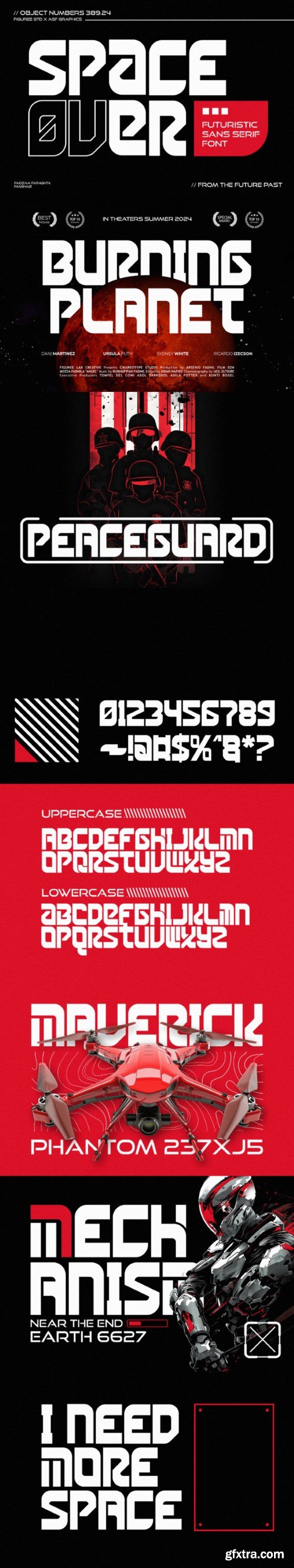 Space over Font Font