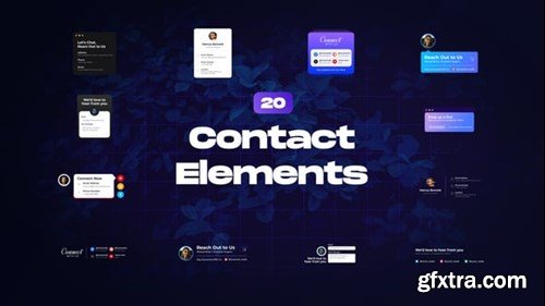 Videohive Contact Elements 54876748