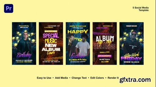 Videohive Music Party Instagram Stories 54886254